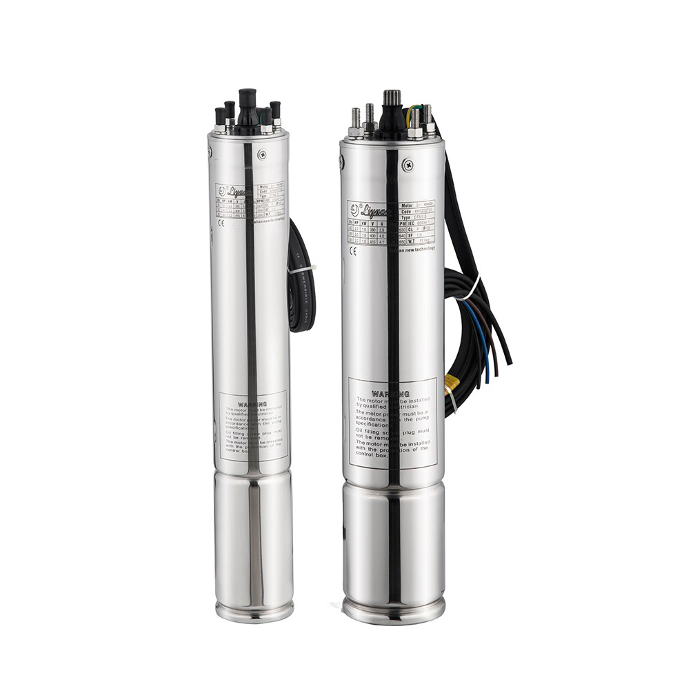 4 Inch Stainless Steel Electric Water Cooling Motor Submersible Deep Well Water Pump Motor