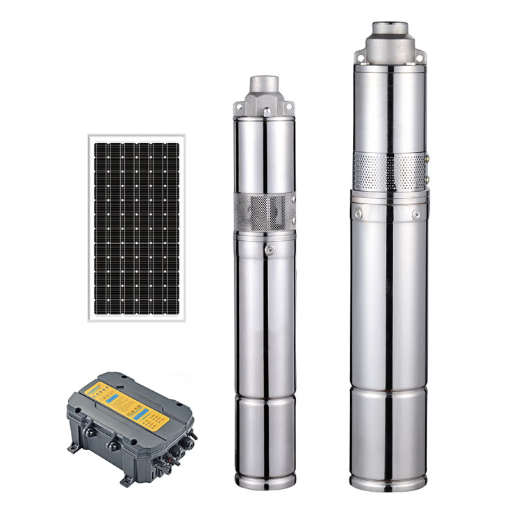 1inch 48v Dc Water Pump Brushless Solar Powered Water Pump Dc Solar Submersible Pump for Agricultur