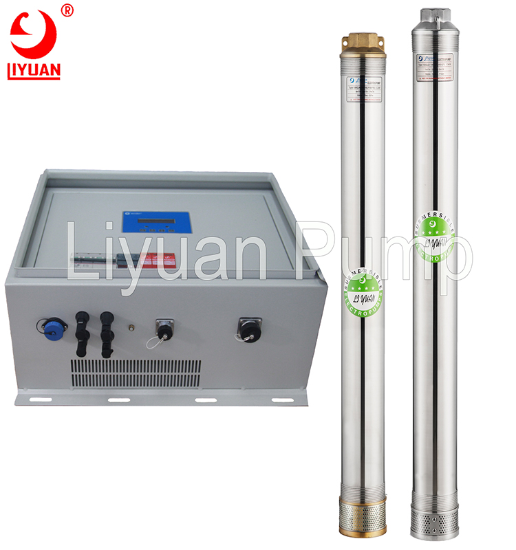 Factory Wholesale Centrifugal Agriculture Solar Power Fountain Pond Water Pump Submersible Deep Well Inverter System