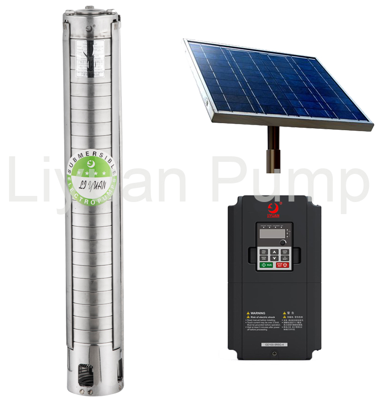 Hot Sale Standard Irrigation 0.5 Hp 1 hp 1.5kw 2hp 3hp 4hp 5hp Ac Dc Inverter Panel Solar Water Pump System